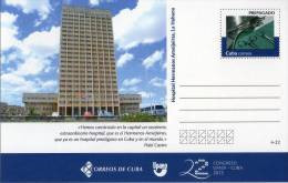 Lote TP4,  Cuba, 2013, Entero Postal, Postal Stationary, Upaep, Hospital Hermanos Ameijeiras, Post Card - Tarjetas – Máxima