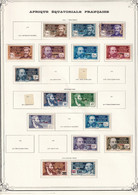 A.E.F. -  Collection Vendue Page Par Page - Neuf * Avec Charnière - TB - Unused Stamps