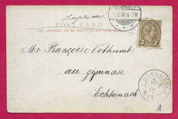 Écrit Sur Carte Postale Daté De 1906 - Document Expédié Vers Le Luxembourg - Echternach Et Useldange - Autres - Europe