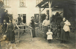 Poitiers , Ou Région * Carte Photo Photographe J.B. RAYMOND * Charron , Métier Bois Fabricant - Poitiers