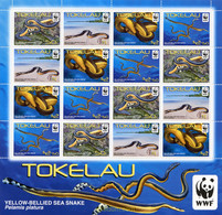 258776 MNH TOKELAU 2011 PROTECCION A LA NATURALEZA - SERPIENTES - Tokelau