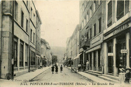 Pontcharra Sur Turdine * La Grande Rue De La Commune * Coiffeur - Pontcharra-sur-Turdine