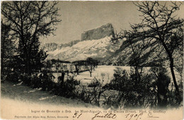 CPA Ligne De GRENOBLE A GAP - Le Mont-AIGUILLE Vu De CLELLES (hiver) (583873) - Clelles