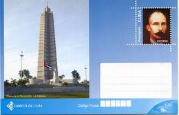 Lote TP23a,  Cuba, 2011, Entero Postal, Postal Stationary, Plaza De La Revolucion, Jose Marti - Maximumkaarten