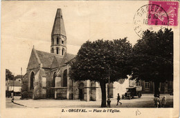 CPA Orgeval - Place De L'Église (657541) - Orgeval