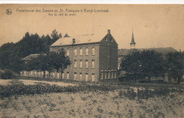 BORGT LOMBEEK  PENSIONNAT DES SOEURS DE ST.FRANCOIS  - VUE DU COTE DU JARDIN    2 SCANS - Roosdaal