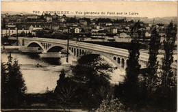 CPA ANDREZIEUX - Vue Générale Du Pont Sur La Loire (510201) - Andrézieux-Bouthéon