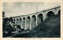 CPA St-JUSt-sur-LOIRE - Le Viaduc (510202) - Saint Just Saint Rambert