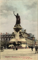 CPA PARIS 3e Monument De La République (537598) - Statues