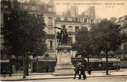 CPA PARIS 6e Boulevard St-GERMAIN. Statue De Danton (535195) - Statues