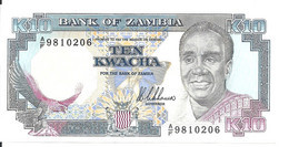 ZAMBIE 10 KWACHA ND1989-91 UNC P 31 A - Zambie