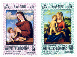 346303 MNH NUEVAS HEBRIDAS 1970 NAVIDAD - Colecciones & Series