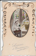 SOUVENIR DE COMMUNION - Carte Avec Un Ruban Et Des Strass - Kommunion