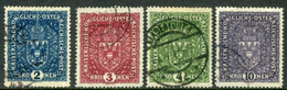 AUSTRIA 1916 Large Arms In Original Colours Format 25:30mm, Used.  Michel 200-03 I - Gebruikt