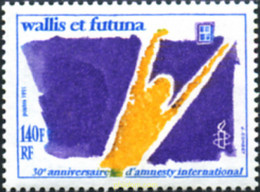 263623 MNH WALLIS Y FUTUNA 1991 AMNISTIA INTERNACIONAL - Gebruikt