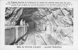 CPA - FRANCE - 68 - Mines De Potasse D'Alsace - Galerie Principale - Autres & Non Classés