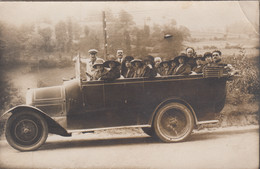 Transports - Automobile - Bus Autocar Décapotable - Famille Turpin Et Autres - Lourdes ? - Autobus & Pullman