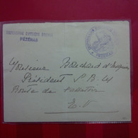 LETTRE PEZENAS DISPENSAIRE D HYGIENE SOCIALE - 1921-1960: Modern Period