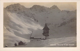 CPA - SUISSE - KIRCHE INNER - AROSA - GR Graubünden