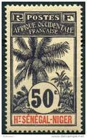 Haut Senegal Et Niger (1906) N 13 * (charniere) - Neufs