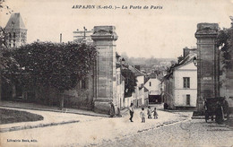 CPA - FRANCE - 91 - La Porte De Paris - Enfants - Arpajon
