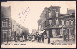 +++ CPA - HANNUT -  Rue De Tombeu - Carte Animée  // - Hannut