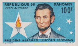 626627 MNH DAHOMEY 1965 PRESIDENTE ABRAHAM LINCOLN - Otros & Sin Clasificación