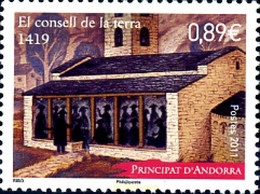 270182 MNH ANDORRA. Admón Francesa 2011 EL CONSEJO DEL SUELO - Collections