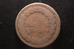 France - Décime Refrappage Du 2 Décimes An 5 R Orléans Dupré 8298 - 1795-1799 Direktorium
