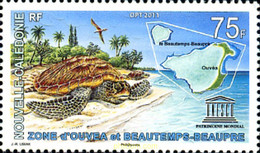 271893 MNH NUEVA CALEDONIA 2011 TORTUGASA MARINAS - Gebruikt