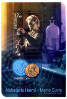 272631 MNH SUECIA 2011 CENTENARIO DEL SEGUNDO PREMIO NOBEL DE QUIMICA A MARIE CURIE - Oblitérés