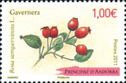 273054 MNH ANDORRA. Admón Francesa 2011 FLORES - Colecciones