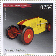 275321 MNH ANDORRA. Admón Francesa 2011 AUTOS - SORIANO PEDROSO - Collections