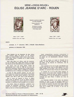 Notices Philatéliques Croix Rouge De 1962 à 1985 Attention 4 Originaux Et 8 Copies En Bonus - Cruz Roja