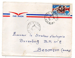 Côte D'Ivoire -1968 - Lettre  BOUAFLE   Pour Besançon-25--tp  O.M.Santé  Seul Sur Lettre....cachet.  . - Costa D'Avorio (1960-...)