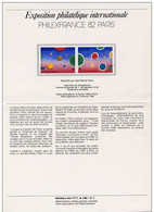 7 Notices Philatéliques Philatec - Arphila - Congrès National Sociétés Philatéliques De 1978 à 1985 - Filatelistische Tentoonstellingen