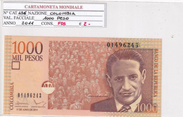 COLOMBIA 1000 PESO 2011 P 456 - Colombie