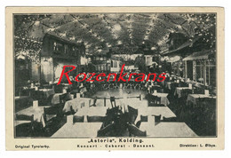 Astoria Kolding Denmark DANMARK Koncert Cabaret Dansant Restaurant CPA Rare Old Postcard - Denmark