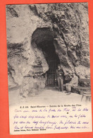 ZGR2-02  Saint-Maurice Entrée De La Grotte Aux Fées  ANIME.  Jullien 121  Circulé 1908 - Saint-Maurice