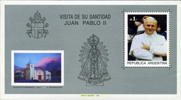 282035 MNH ARGENTINA 1987 VISITA DEL PAPA JUAN PABLO II A ARGENTINA - Gebraucht