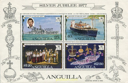 282360 MNH ANGUILLA 1977 VISITA REAL - Anguilla (1968-...)