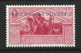 DODECANCSO ISLANDS.........." 1930.."..........SG48...........MNH..... - Dodecaneso