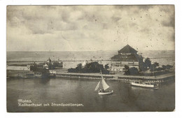 Sweden Sverige Suede AK Malmö - Kallbadhuset Och Strandpaviljongen CPA Old Postcard - Sweden