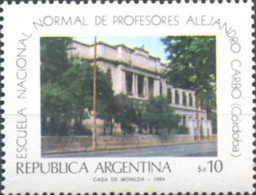 283593 MNH ARGENTINA 1984 CENTENARIO DE LA ESCUELA NACIONAL DE CORDOBA - Usados