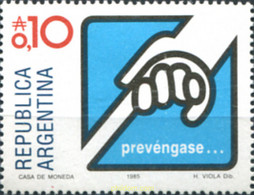 283651 MNH ARGENTINA 1985 CANPAÑA NACIONAL CONTRA LA CEGUERA - Usati