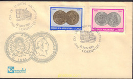 496159 MNH ARGENTINA 1981 CENTENARIO DEL PESO ARGENTINO - Oblitérés