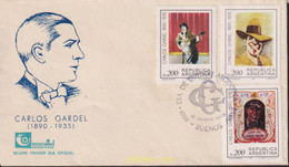 496161 MNH ARGENTINA 1985 50 ANIVERSARIO DE LA MUERTE DE CARLOS GARDEL - Gebraucht