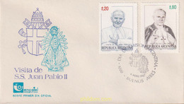 496177 MNH ARGENTINA 1987 VISITA DEL `PAPA JUAN PABLO II - Gebraucht