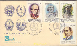 496172 MNH ARGENTINA 1985 PERSONALIDADES - Usados