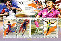 284434 MNH BURUNDI 2012 DEPORTES - Gebruikt